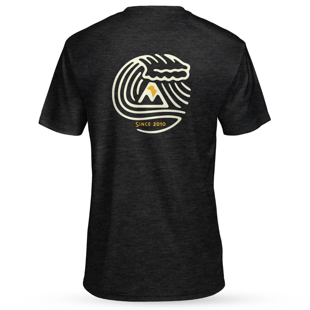 Adult Molly's Short Sleeve Tide Shirt - Vintage Black