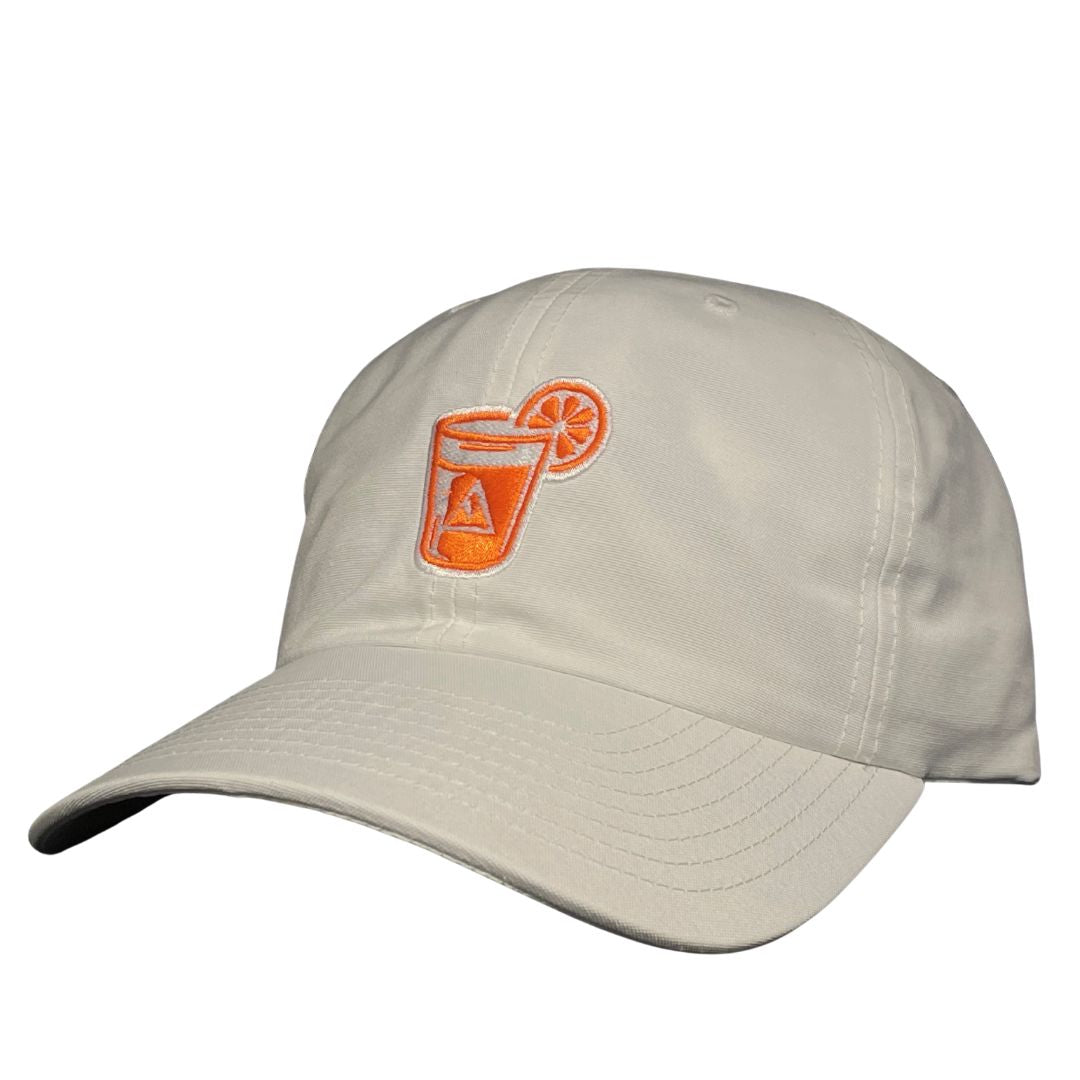 Adult Molly's Orange Crush Hat - White