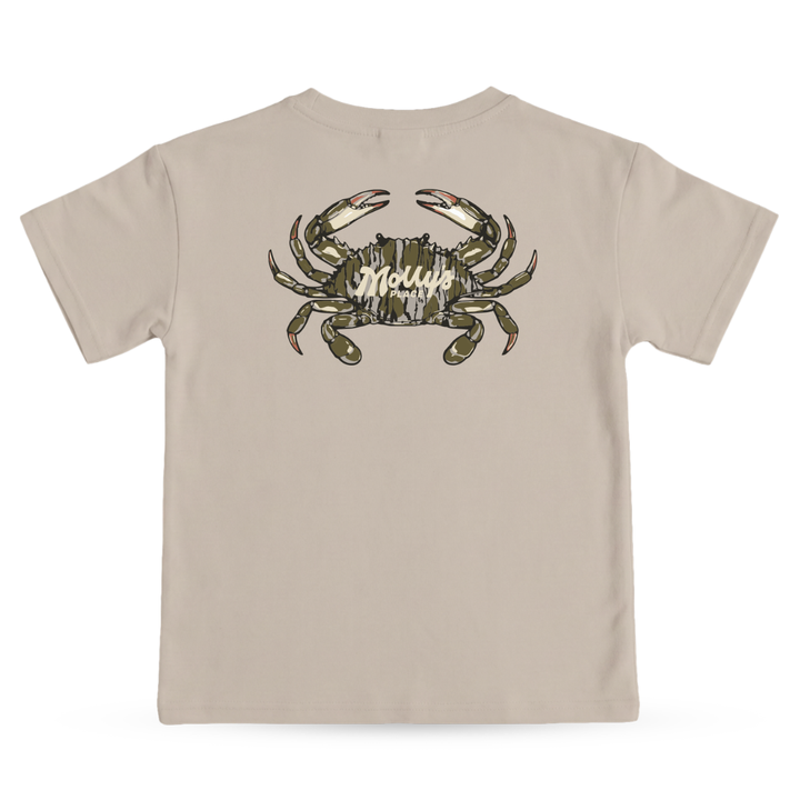 Blue Crab Short Sleeve Tee -Youth