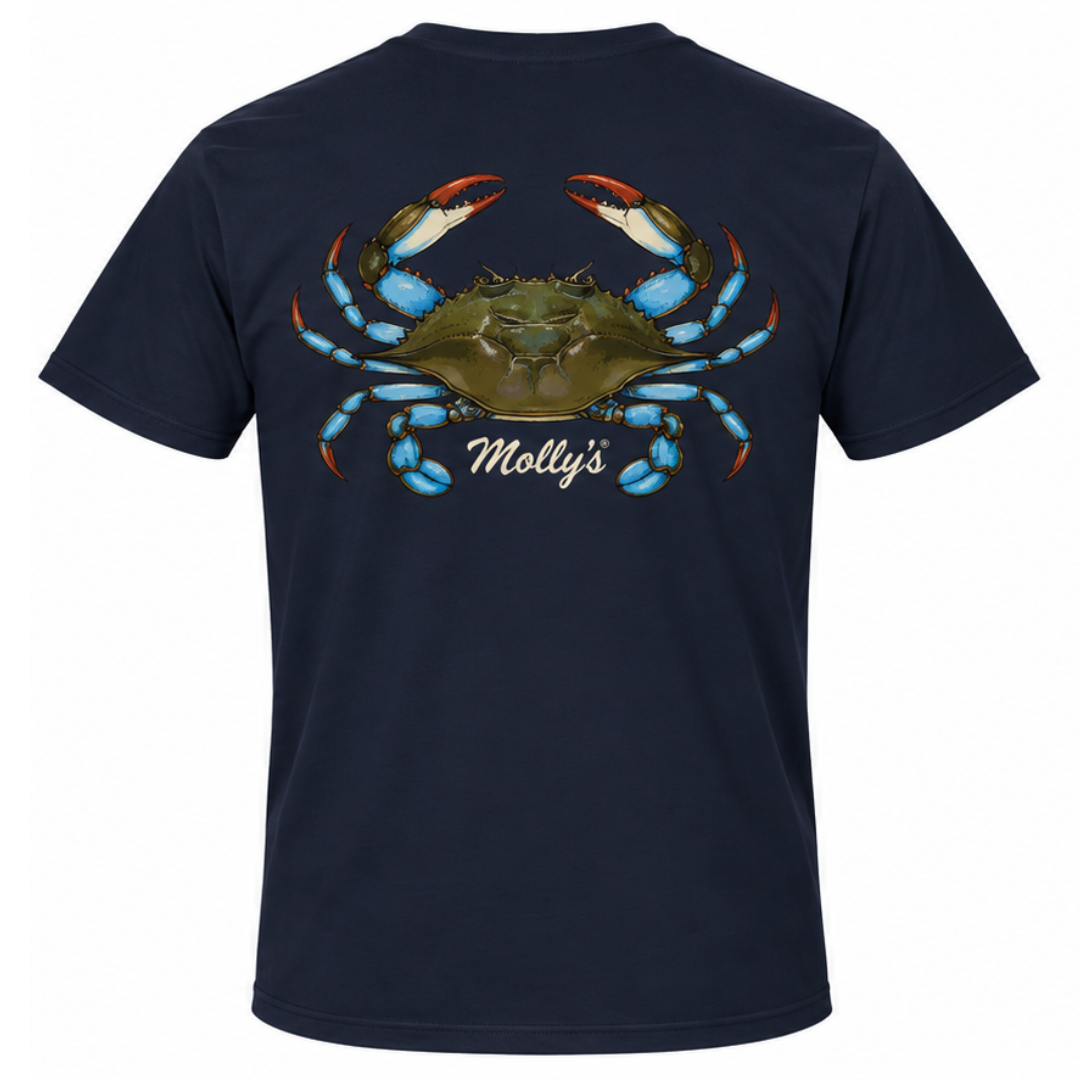Blue Crab Short Sleeve Tee