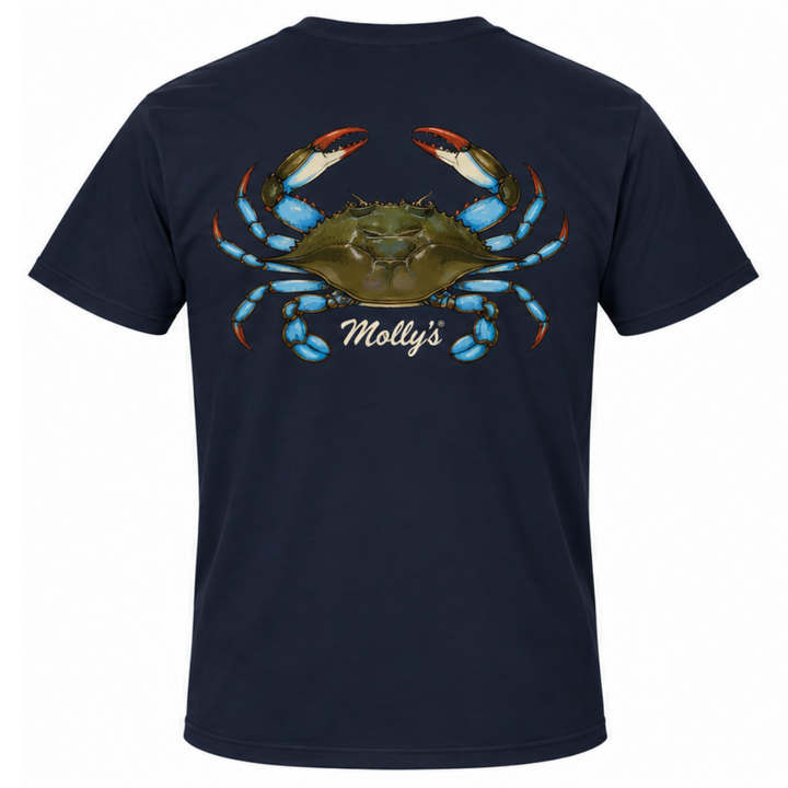 Blue Crab Short Sleeve Tee