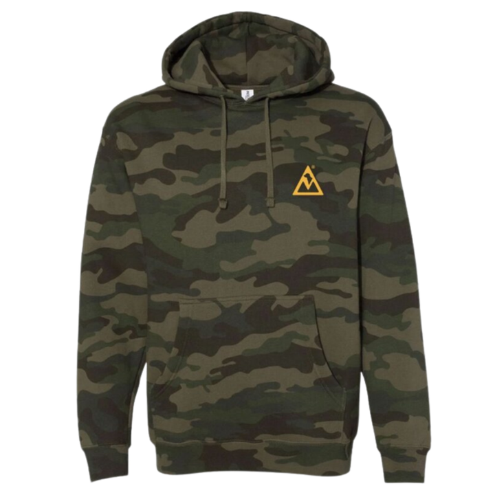 Stamp on Military Camo Hoodie